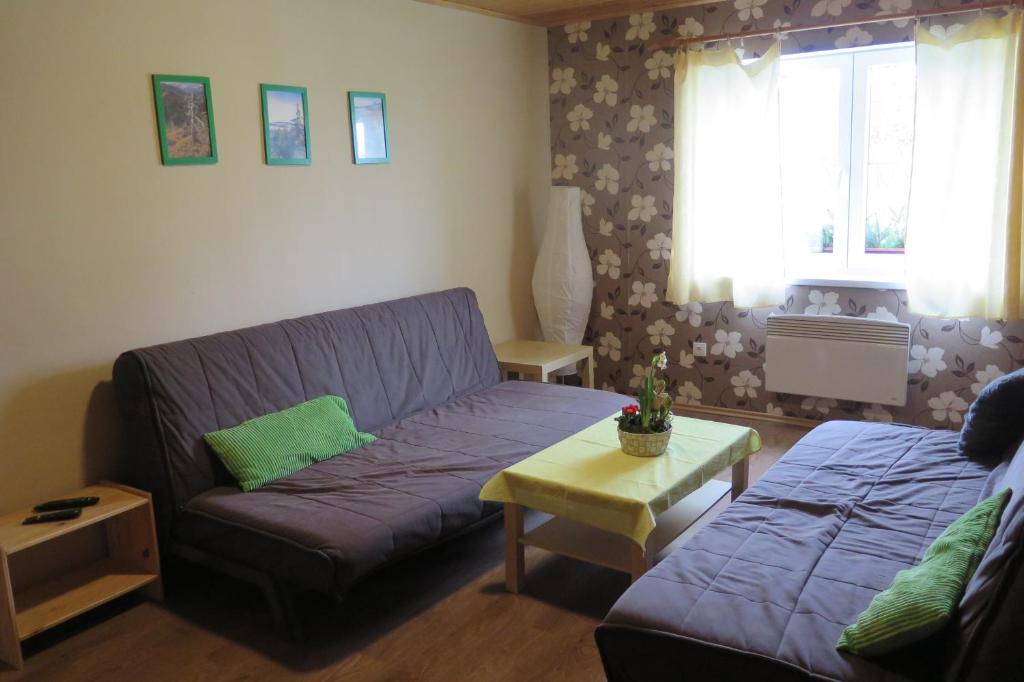 Posezení v ubytování Apartments Skiareál U Vodárny Bedřichov