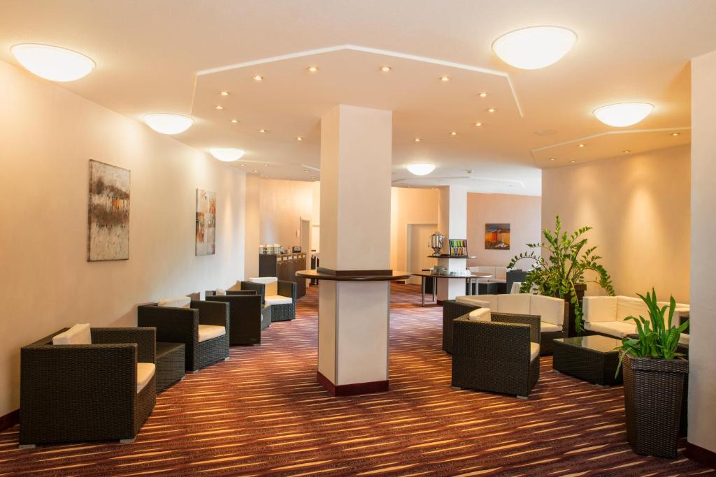 Posezení v ubytování Hotel am Kurpark