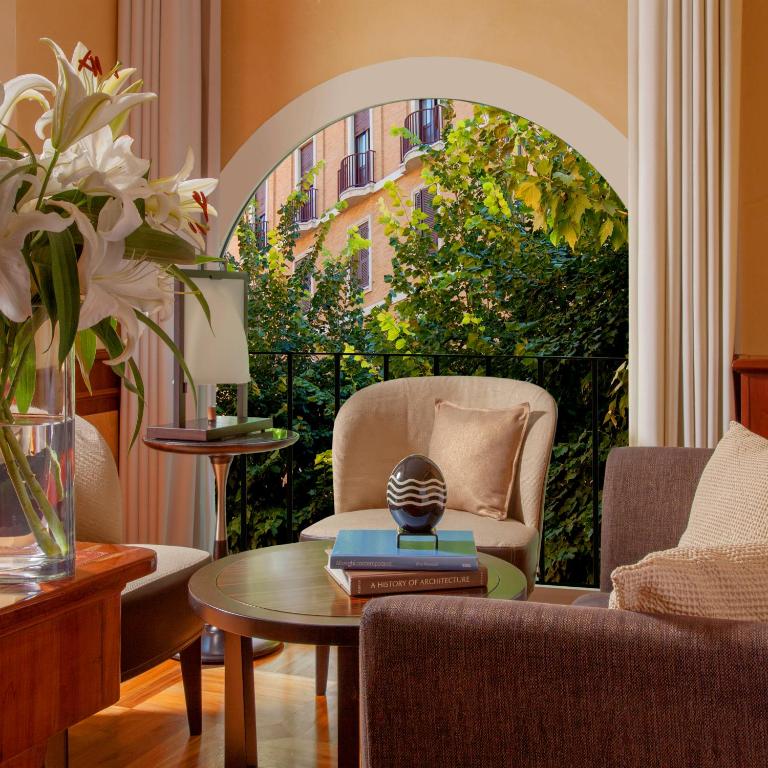 Posezení v ubytování Bio Hotel Raphael - Relais & Châteaux