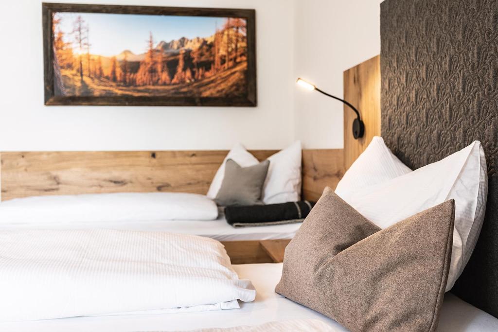 Posteľ alebo postele v izbe v ubytovaní Bergseegut Chalet und Apartment