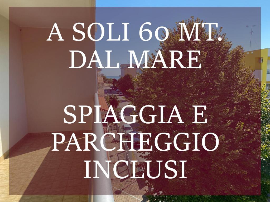 a sign that says a soil do meda mda menaceraperape perig at Residence Columbia in Bibione