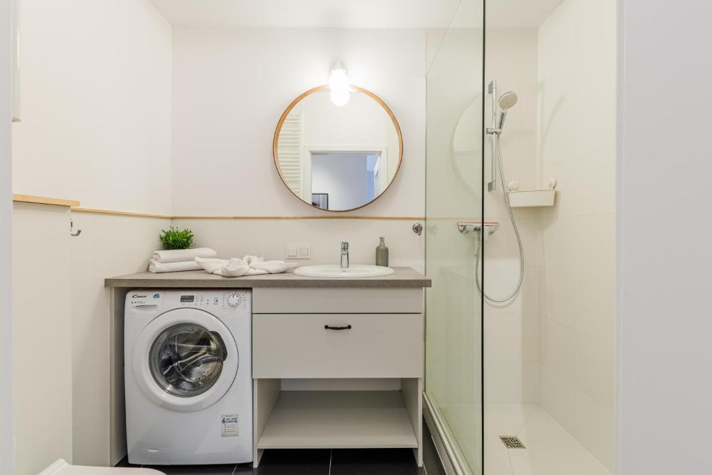 Kúpeľňa v ubytovaní Grobla by Loft Apartments