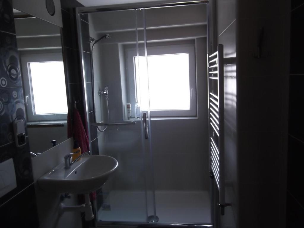 Koupelna v ubytování Penzion Apartmány Zlín