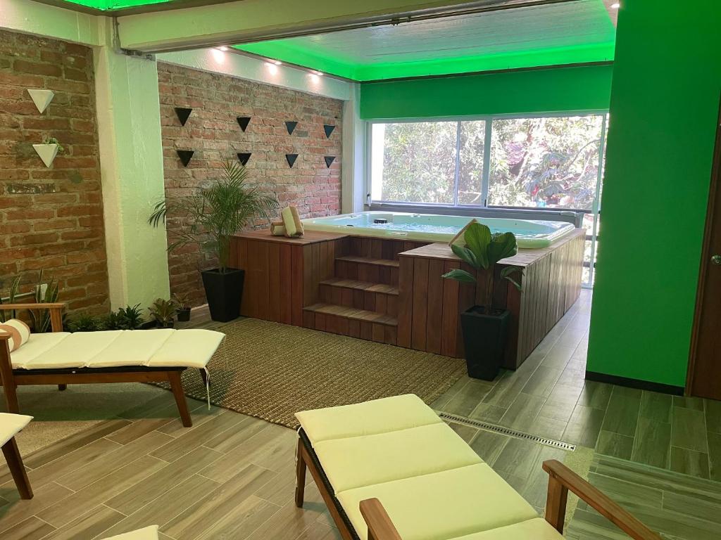 Posezení v ubytování Joint Boutique Hotel