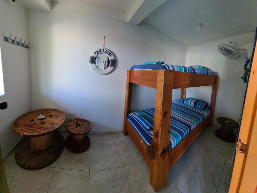 Postel nebo postele na pokoji v ubytování Casa Hostel San Andres