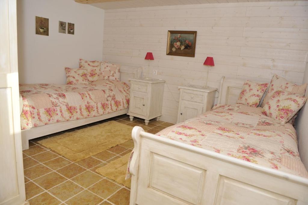 Postel nebo postele na pokoji v ubytování Chalet Nyati