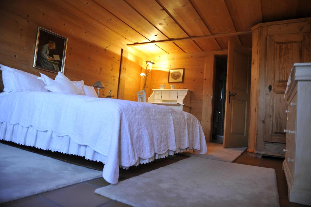 Postel nebo postele na pokoji v ubytování Chalet Nyati