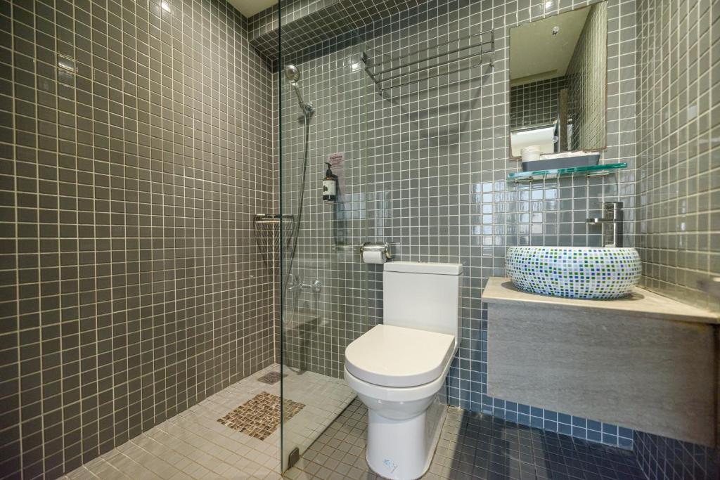 Koupelna v ubytování Jih Lih Hotel