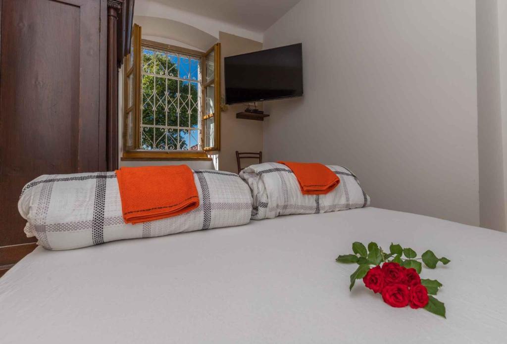 Postel nebo postele na pokoji v ubytování Holiday home in Crikvenica 41380