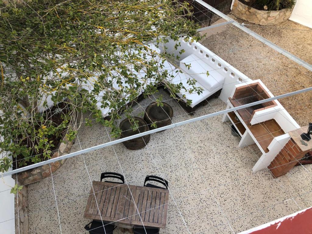 Vonkajšia záhrada v ubytovaní Carrer Voramar 11