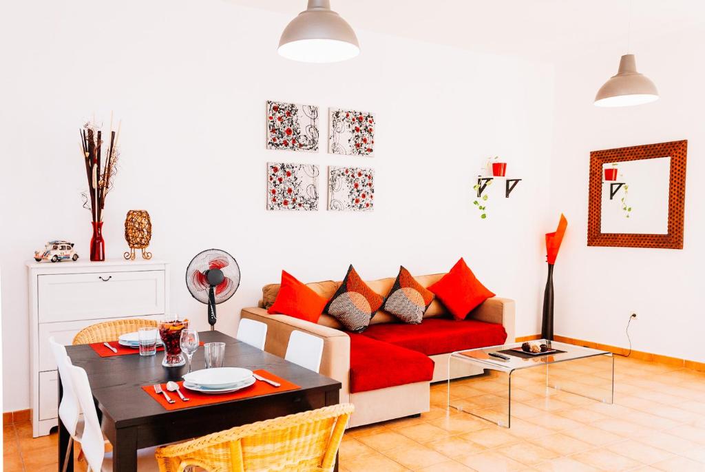 Posezení v ubytování Casa Higuereta I