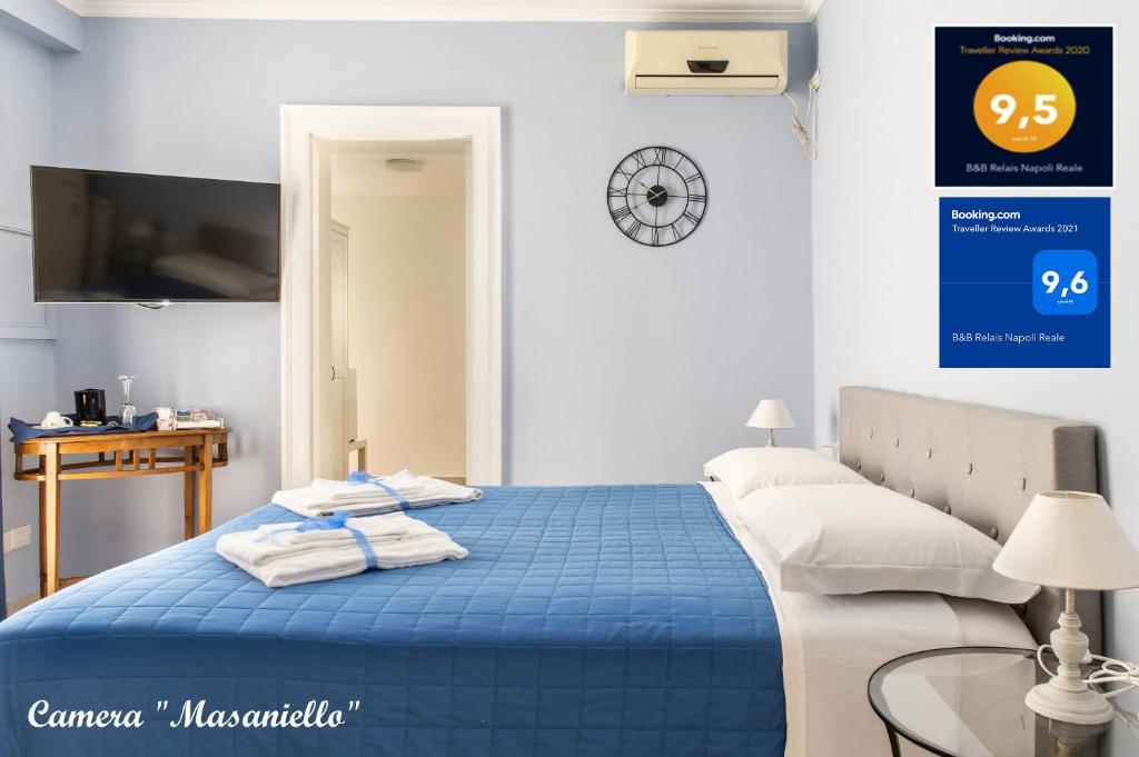 Posteľ alebo postele v izbe v ubytovaní B&B Relais Napoli Reale