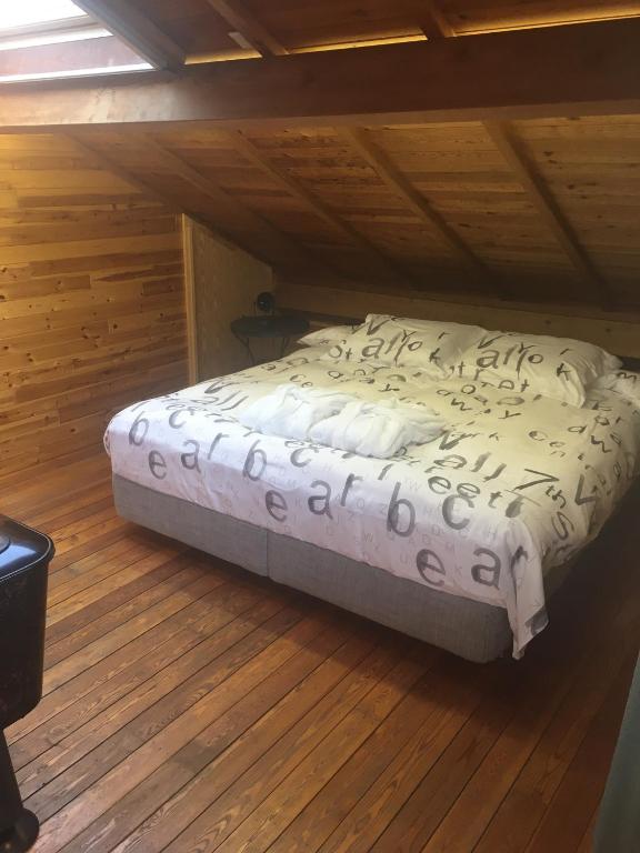 Postel nebo postele na pokoji v ubytování Une pause...quelque part