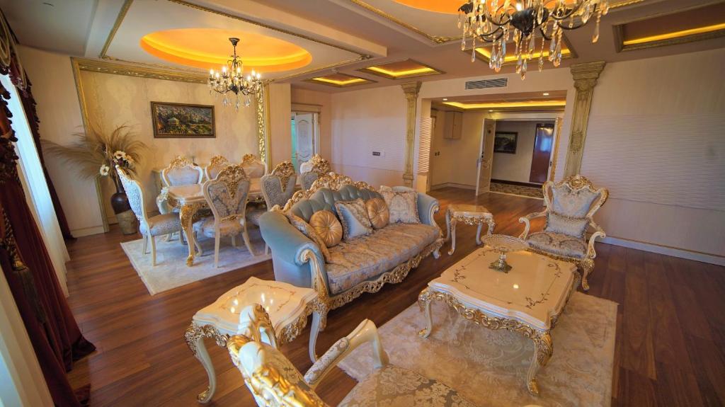 Posezení v ubytování Wyndham Batumi