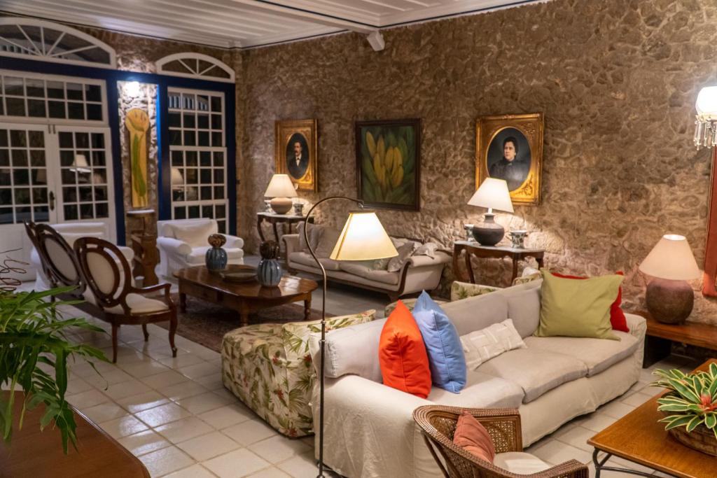Posezení v ubytování Pousada Porto Imperial