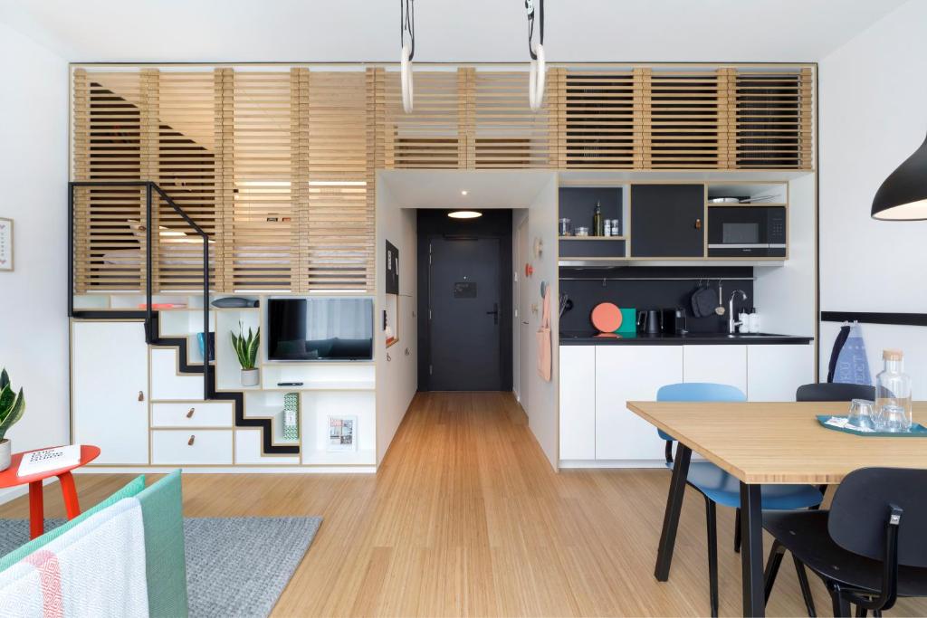 A kitchen or kitchenette at Zoku Copenhagen