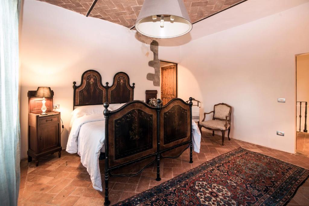 Posteľ alebo postele v izbe v ubytovaní Agriturismo Frantoio Valiani