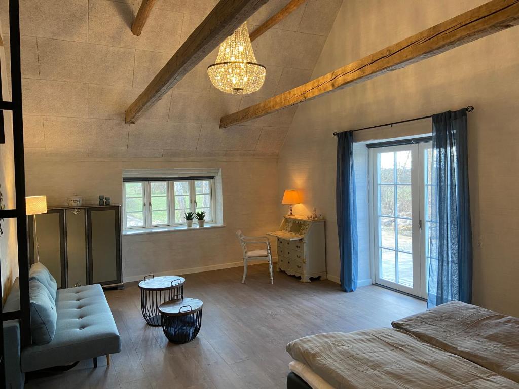 Postel nebo postele na pokoji v ubytování Lindegaardens Bed and Breakfast