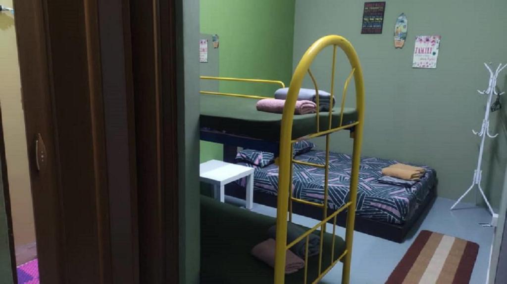 Postel nebo postele na pokoji v ubytování NY TROPICAL BACKPACKERS