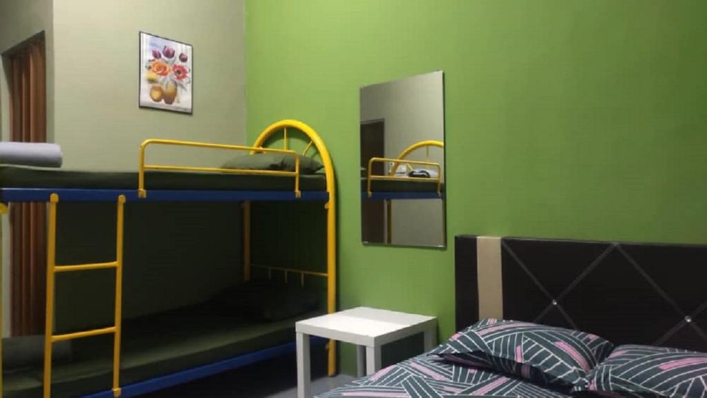 Postel nebo postele na pokoji v ubytování NY TROPICAL BACKPACKERS
