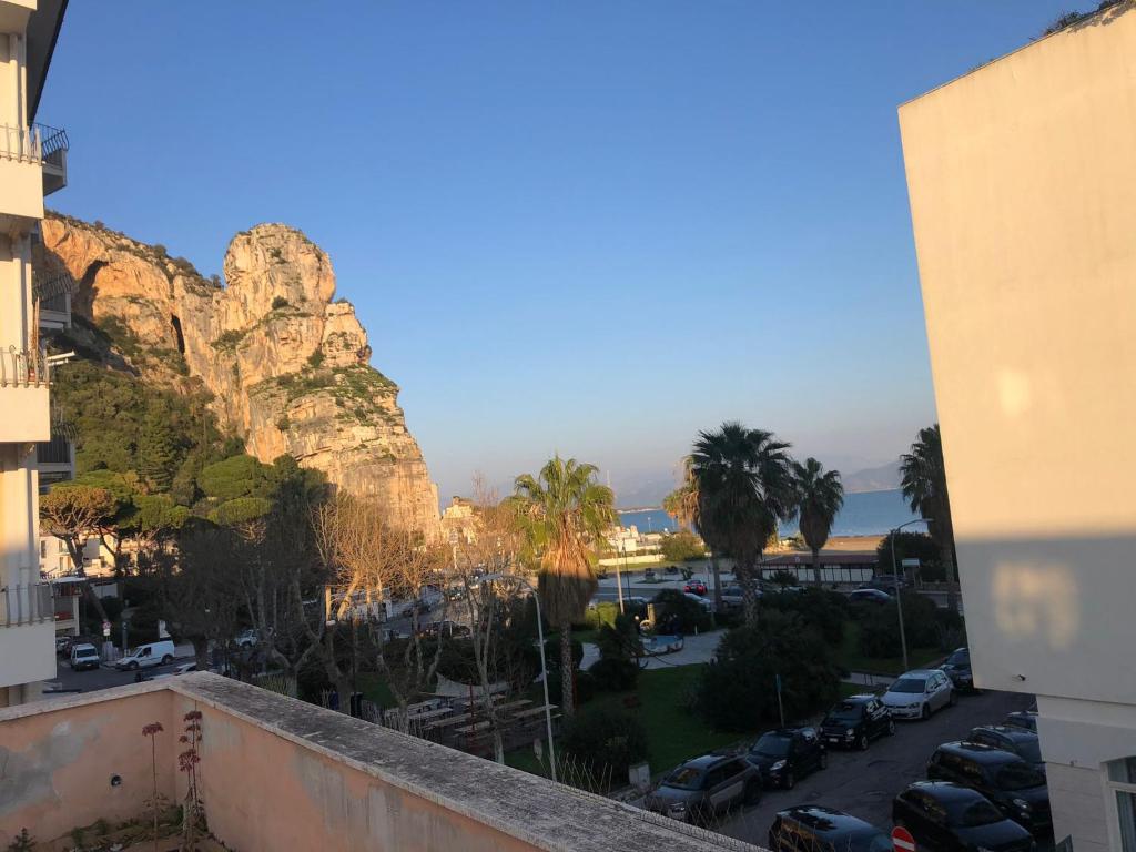 a view of a mountain from a building at B e B Riviera di Levante in Terracina
