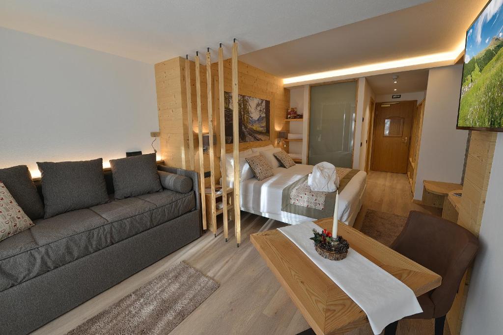 Posezení v ubytování Hotel Bucaneve