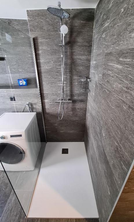 Koupelna v ubytování casa Radegonda