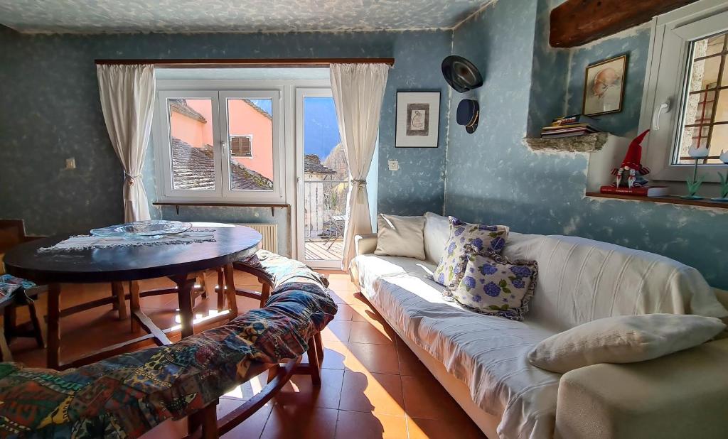 Posezení v ubytování casa Radegonda