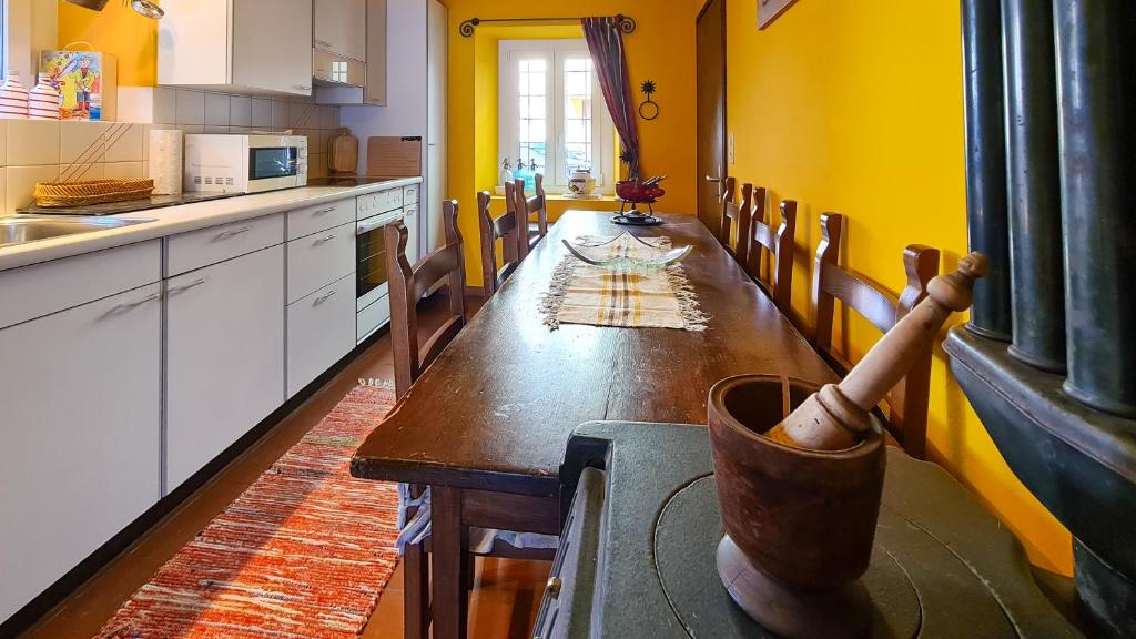 Kuchyň nebo kuchyňský kout v ubytování casa Radegonda