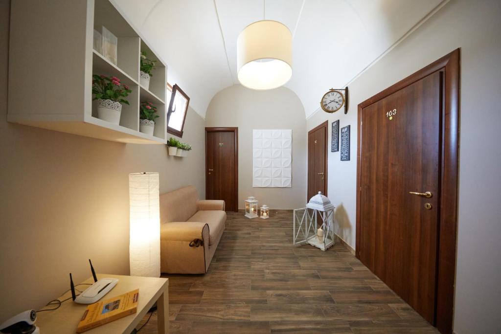 TV a/nebo společenská místnost v ubytování Le Terrazze B&B