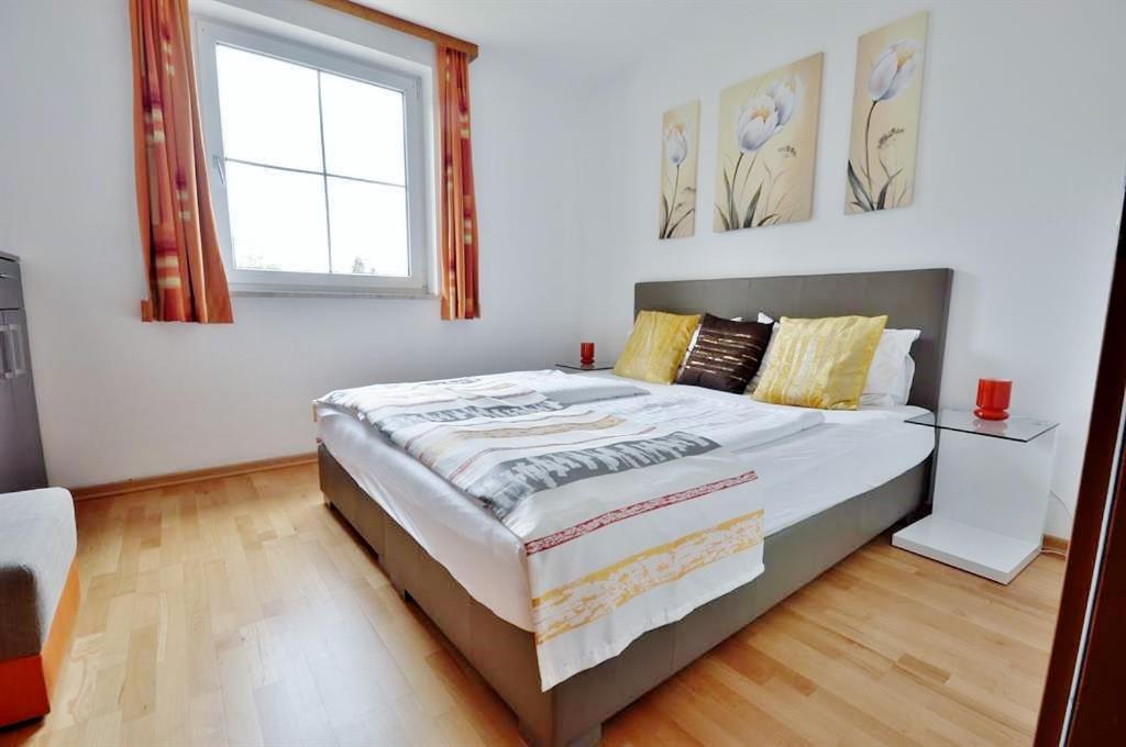 Posteľ alebo postele v izbe v ubytovaní Appartements Peter