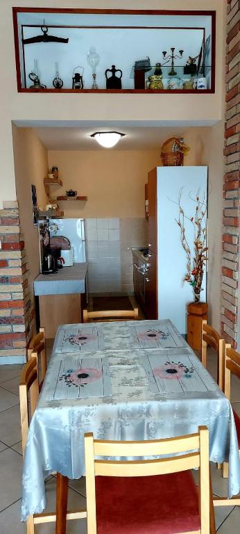 Kuchyň nebo kuchyňský kout v ubytování Apartment Molnar