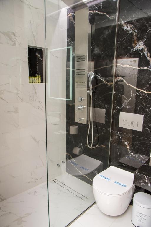Koupelna v ubytování Arxontiko Hotel