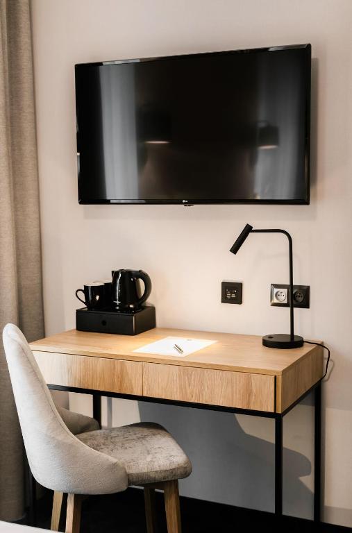 TV a/nebo společenská místnost v ubytování Hotel Vesper House