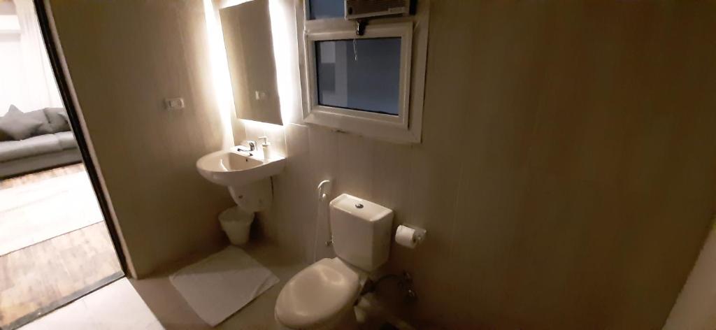 Koupelna v ubytování Nakhil Inn Residence