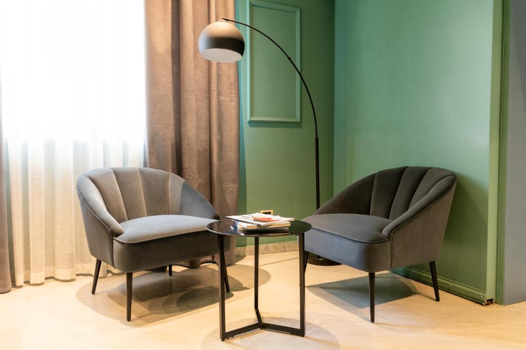 Posezení v ubytování Hotel Enzo