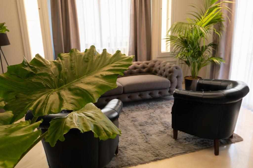 Posezení v ubytování Hotel Enzo