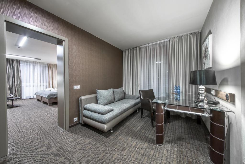 TV a/nebo společenská místnost v ubytování Volcano Spa Hotel