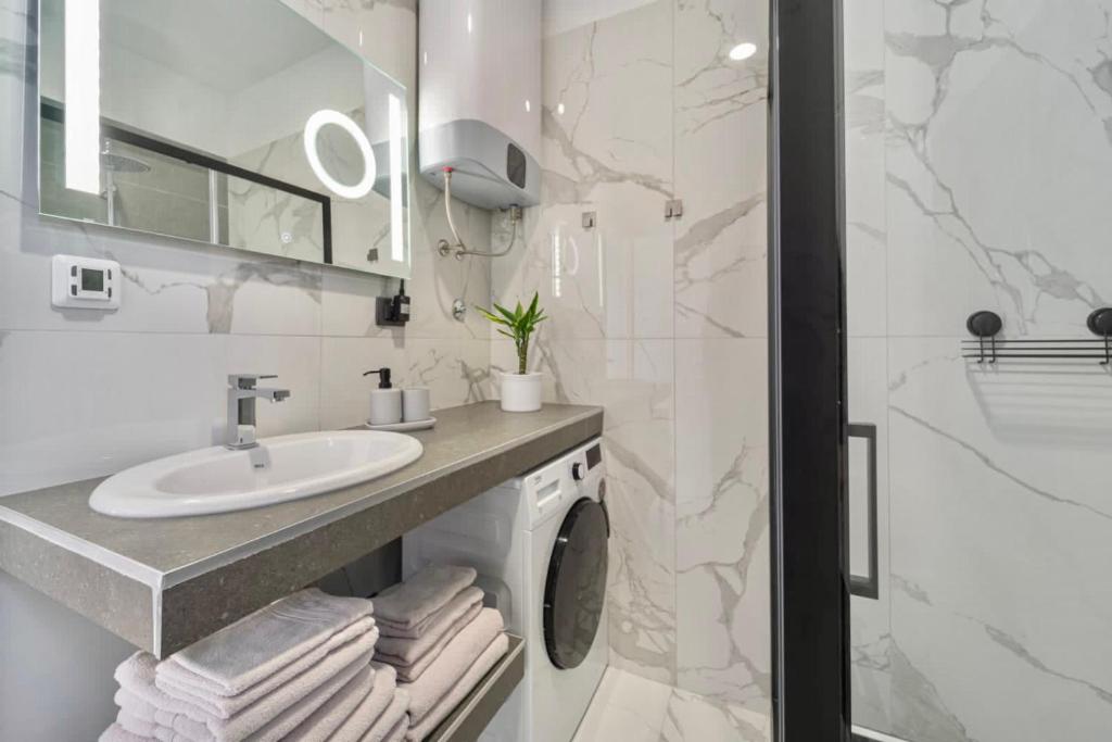 Kúpeľňa v ubytovaní Apartman Letifico