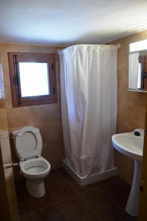 Koupelna v ubytování Casa Corroncui