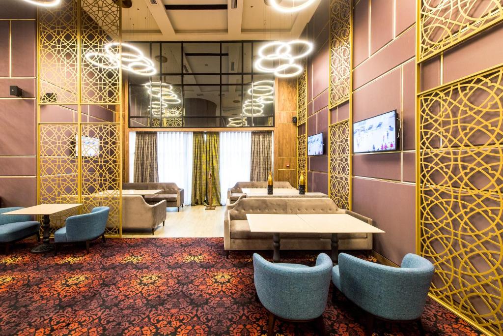 Posezení v ubytování Rixos Turkistan