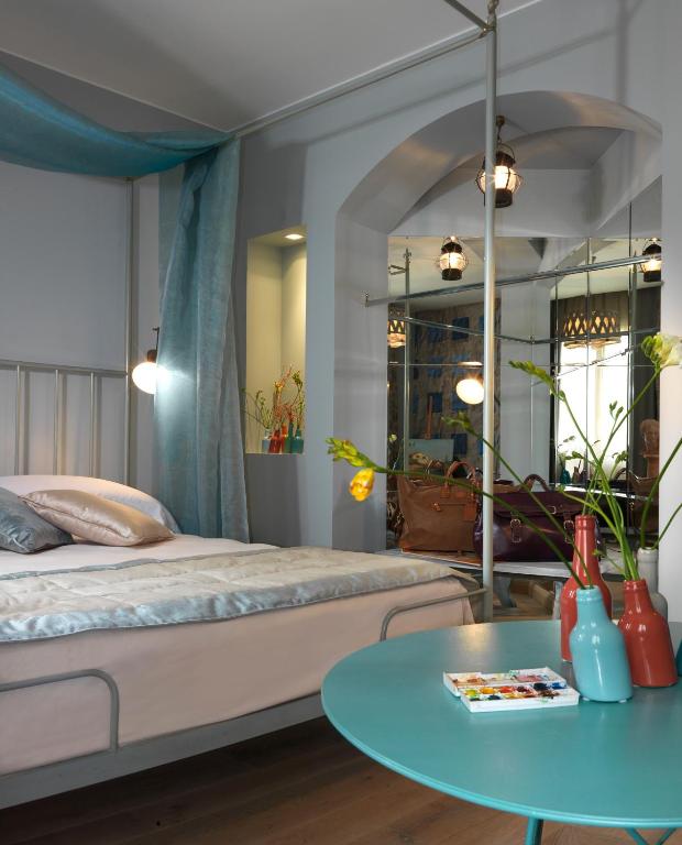 Cama ou camas em um quarto em Ville Sull'Arno