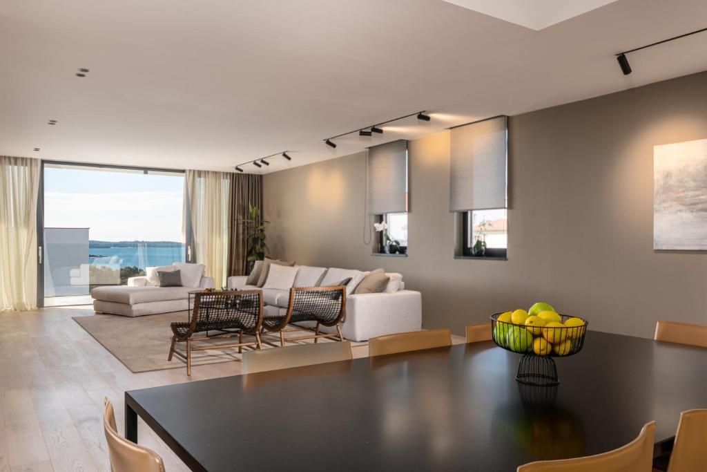 Posezení v ubytování Luxury Villa Aruna