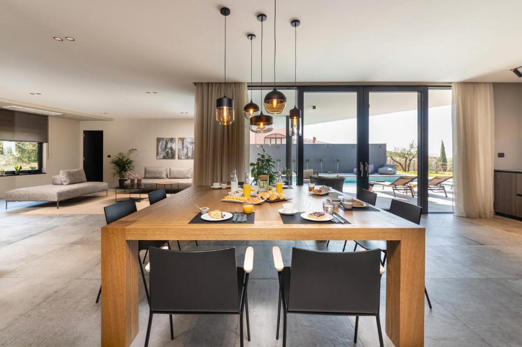Posezení v ubytování Luxury Villa Aruna
