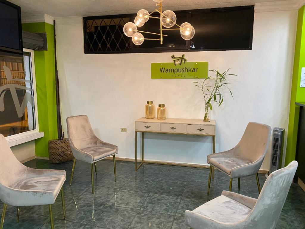 Posezení v ubytování Hotel Wampushkar