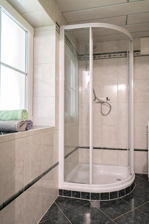 Kúpeľňa v ubytovaní Appartement Taurachblick