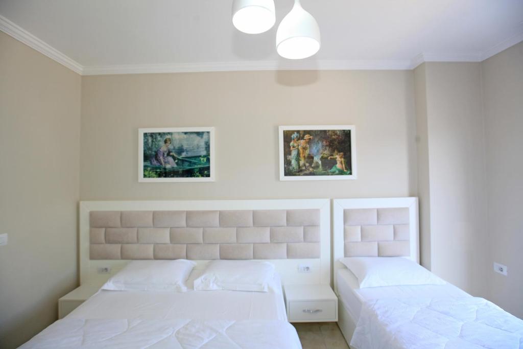 Letto o letti in una camera di Hotel Mare