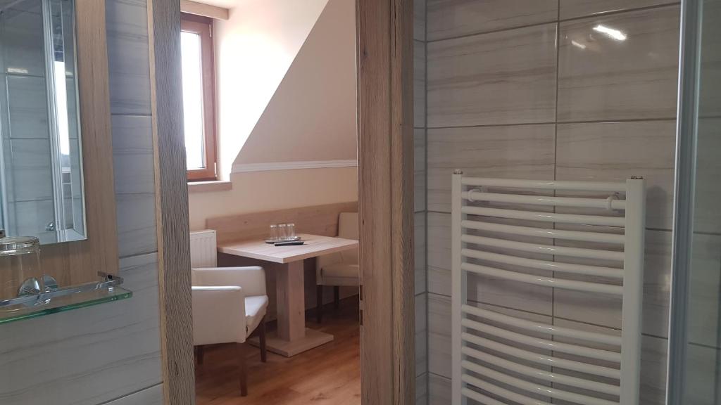 Koupelna v ubytování Hotel Rózsa Csárda