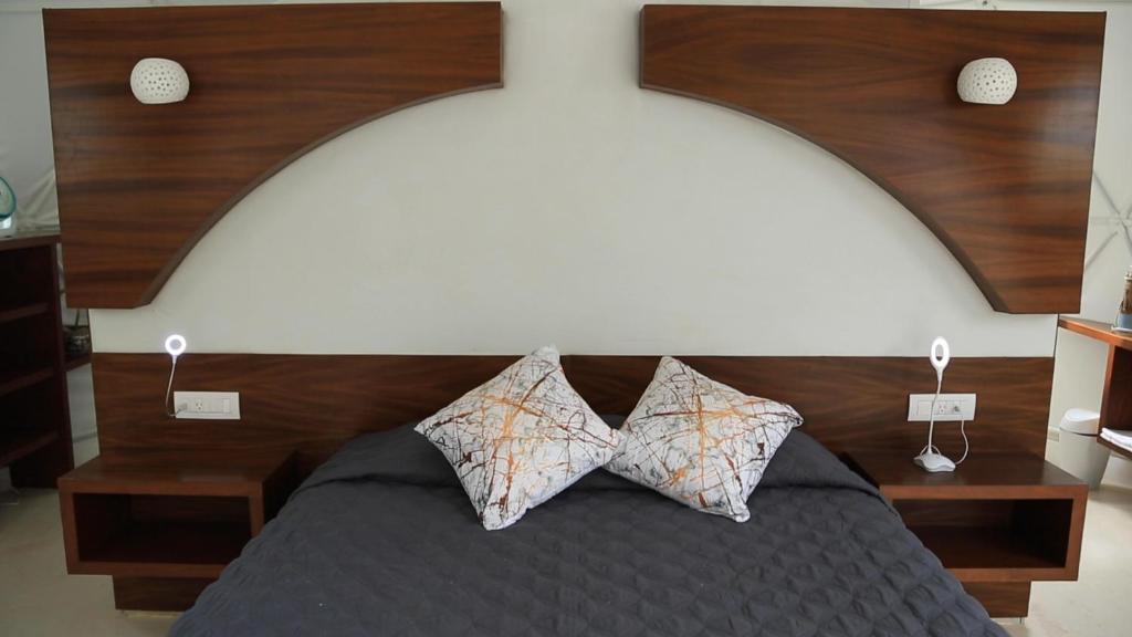 Postel nebo postele na pokoji v ubytování Glamping Tulum with private mini pool