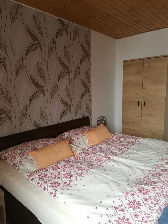 Postel nebo postele na pokoji v ubytování A1 Štart